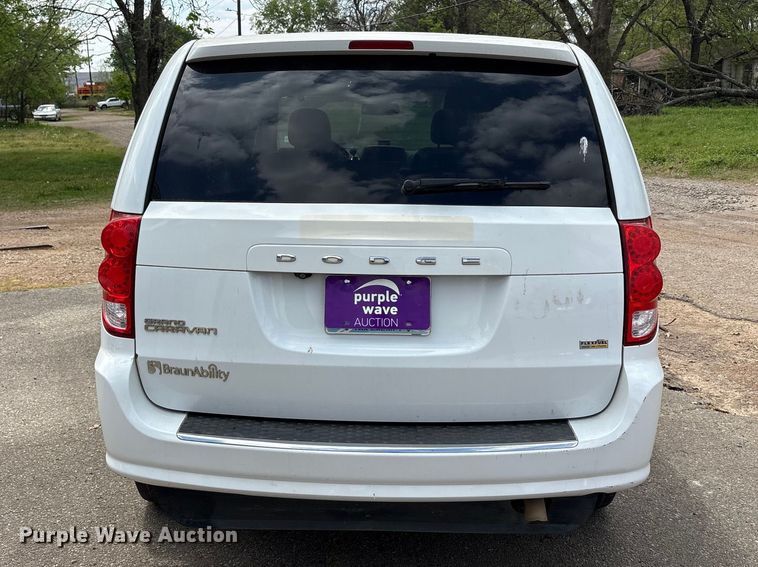 image for item EU0458 2018 Dodge Grand Caravan handicap accessible van