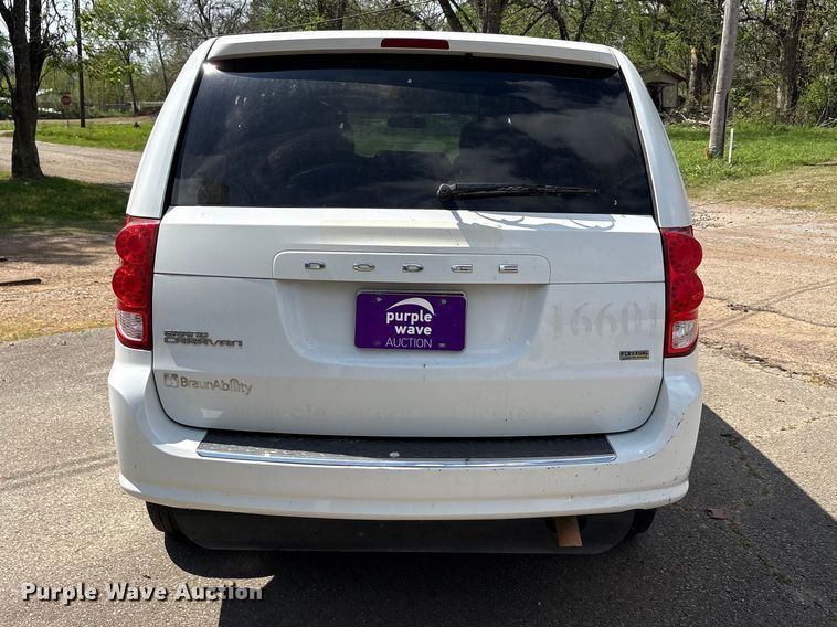 image for item EU0459 2016 Dodge Grand Caravan handicap accessible van
