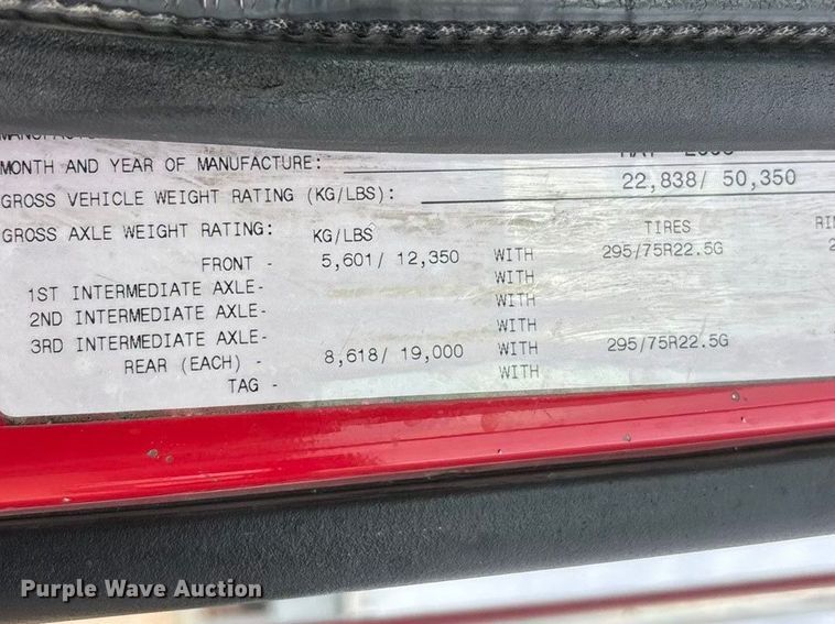 image for item EU4992 2007 Volvo VN semi truck