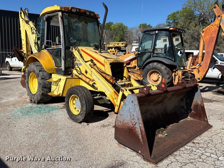 image for item EU7428 2001 New Holland LB75B backhoe