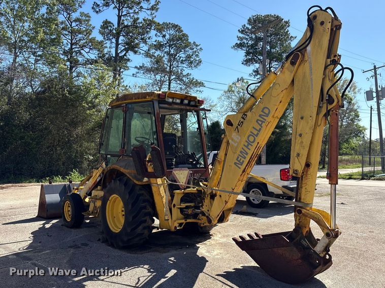 image for item EU7428 2001 New Holland LB75B backhoe