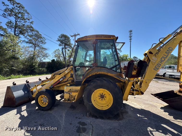 image for item EU7428 2001 New Holland LB75B backhoe