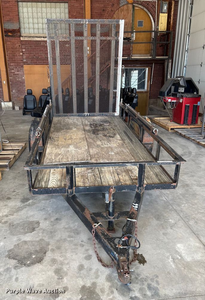 image for item EV2041 Shop built utility trailer