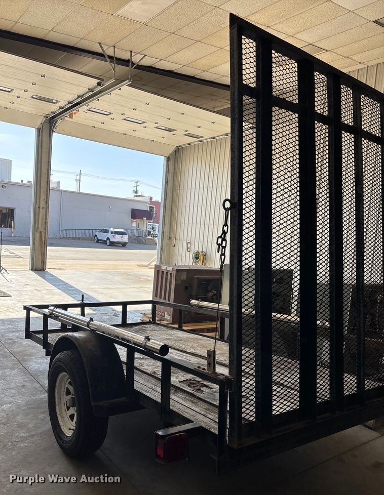 image for item EV2041 Shop built utility trailer