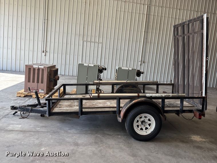 image for item EV2041 Shop built utility trailer