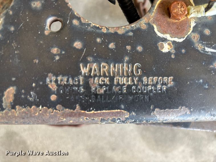 image for item EV2041 Shop built utility trailer