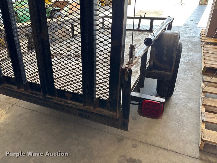 image for item EV2041 Shop built utility trailer