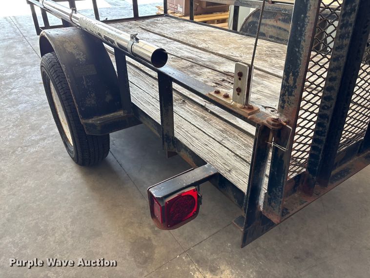 image for item EV2041 Shop built utility trailer