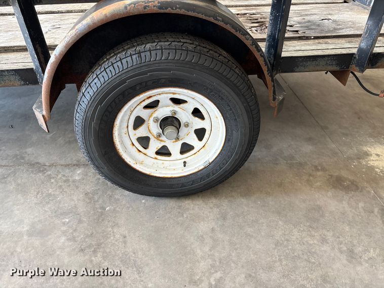 image for item EV2041 Shop built utility trailer