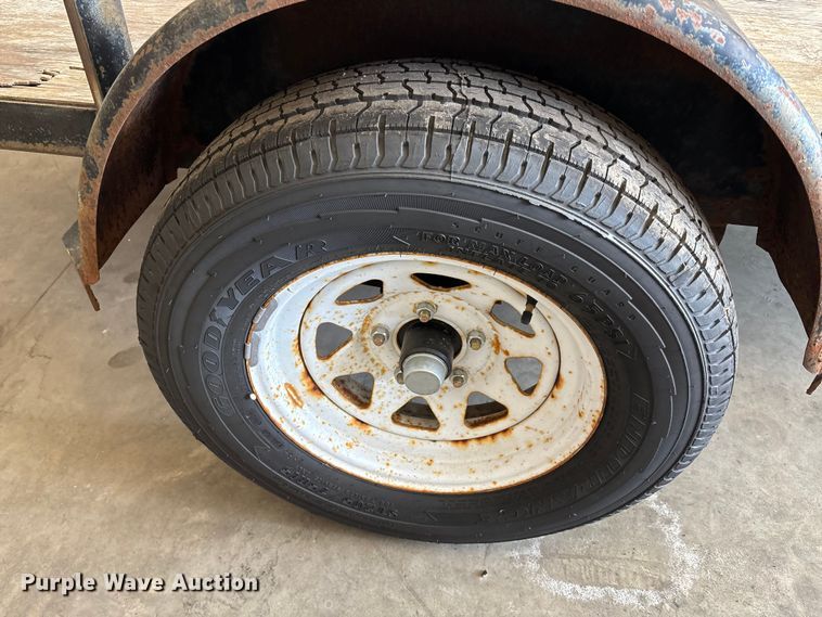 image for item EV2041 Shop built utility trailer