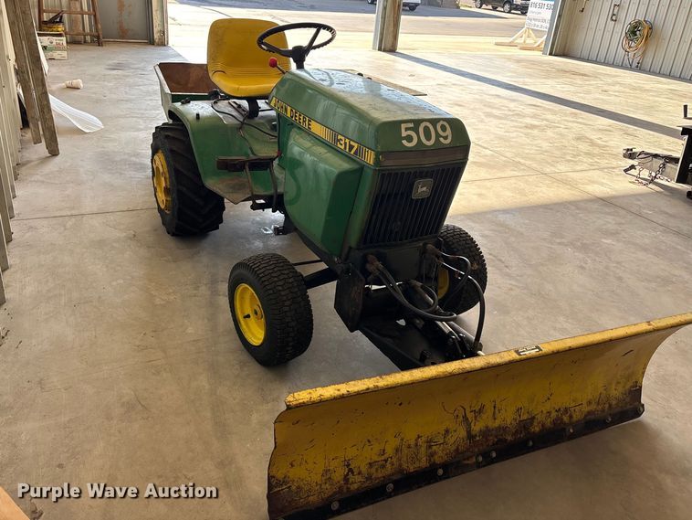 image for item EV2047 John Deere 317 lawn tractor