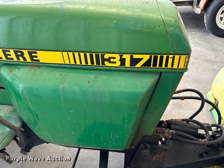 image for item EV2047 John Deere 317 lawn tractor