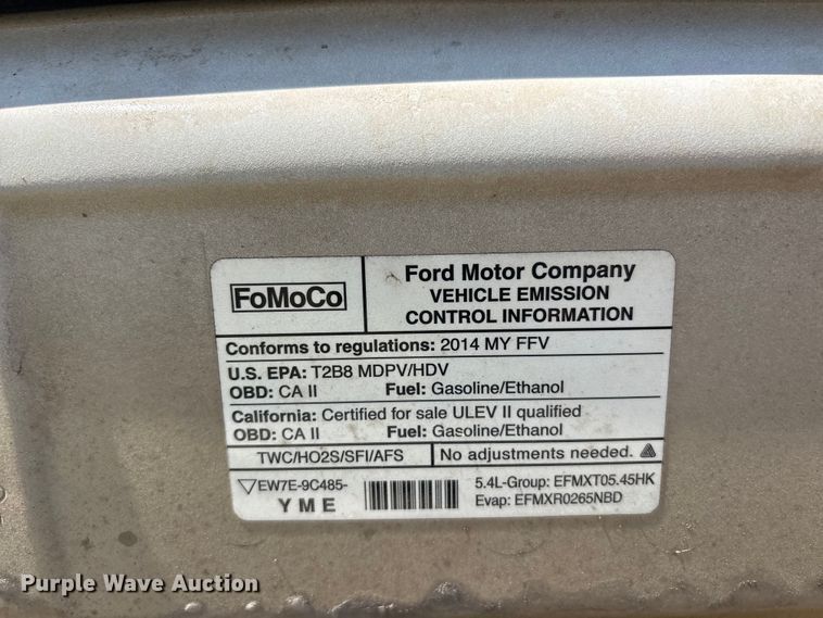 image for item EV2857 2014 Ford E350 van