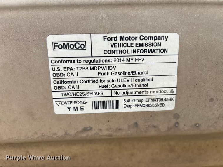 image for item EV2858 2014 Ford E350 van