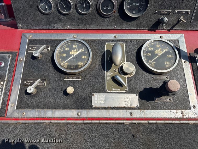 image for item EV2869 1986 Chevrolet C6V pumper fire truck