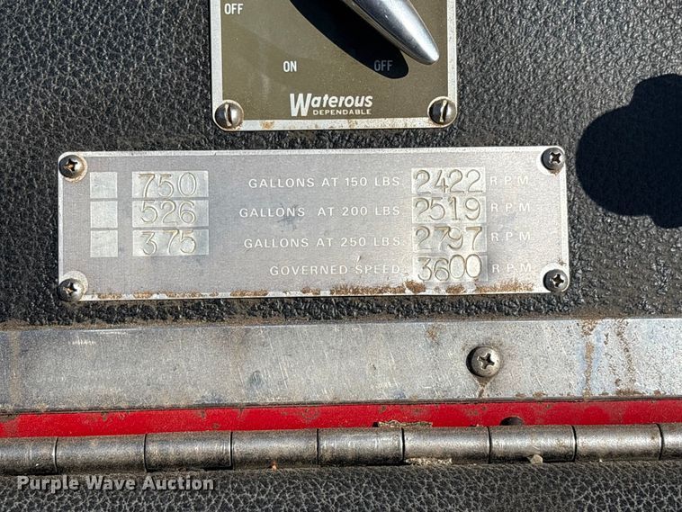 image for item EV2869 1986 Chevrolet C6V pumper fire truck