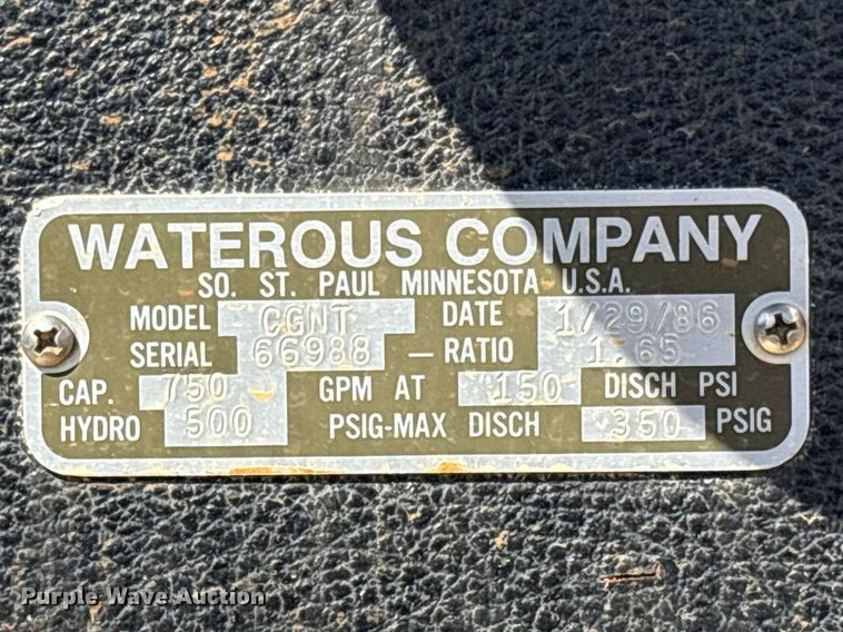 image for item EV2869 1986 Chevrolet C6V pumper fire truck