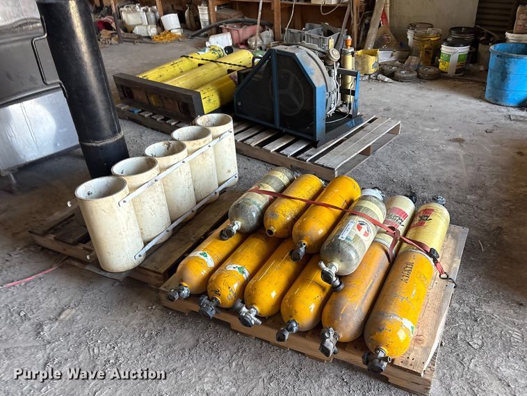 image for item EV2871 Approximately 19 SCBA tanks