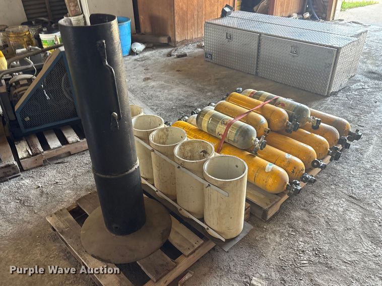 image for item EV2871 Approximately 19 SCBA tanks