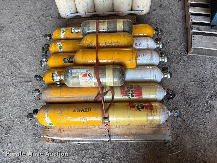 image for item EV2871 Approximately 19 SCBA tanks