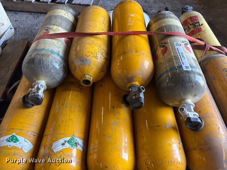 image for item EV2871 Approximately 19 SCBA tanks