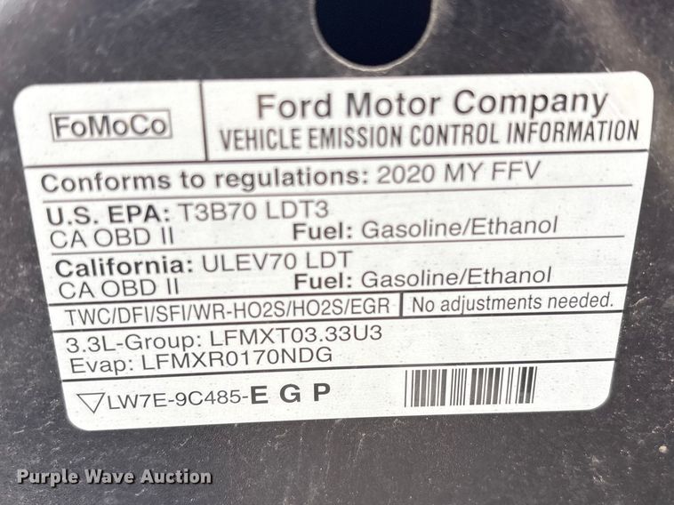 image for item EV2889 2020 Ford Explorer Police Interceptor SUV