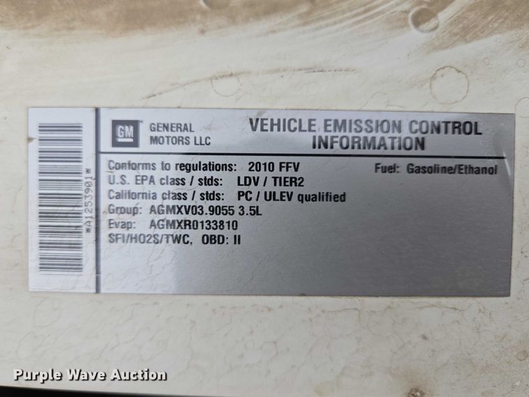 image for item EV5696 2010 Chevrolet Impala 