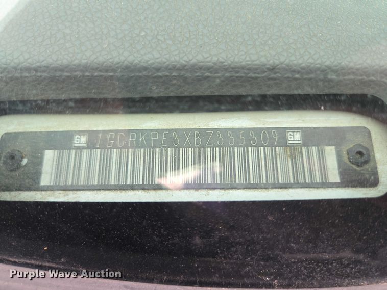 image for item EV5698 2011 Chevrolet Silverado 1500 Ext. Cab pickup truck