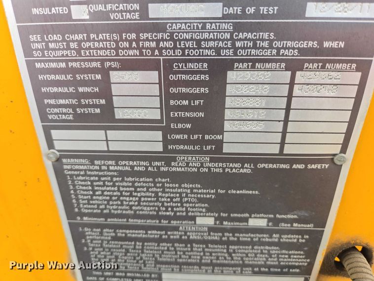 image for item EV5699 2012 International Durastar 4400 bucket truck