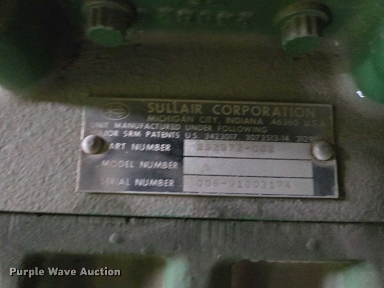 image for item EV5700 Sullair 900Q air compressor