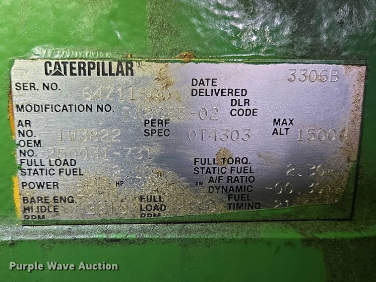 image for item EV5700 Sullair 900Q air compressor