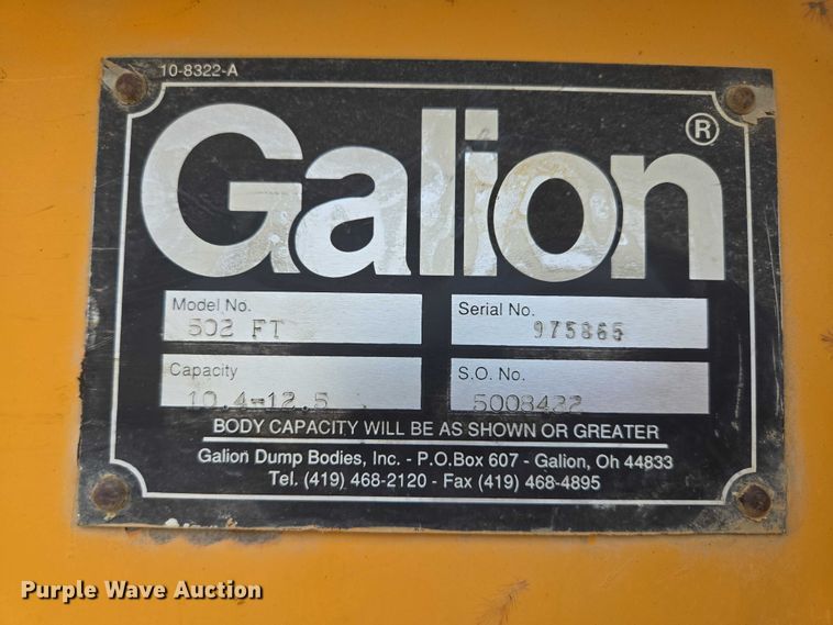 image for item EV5711 1998 International 2554 dump truck