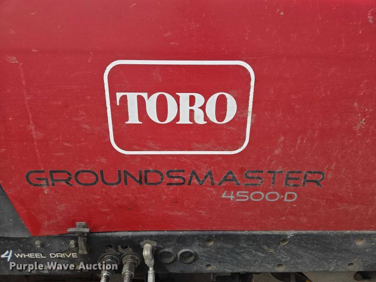 image for item EV5712 Toro Ground Master 4500D lawn mower