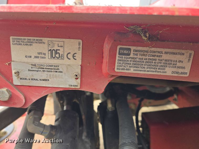 image for item EV5712 Toro Ground Master 4500D lawn mower