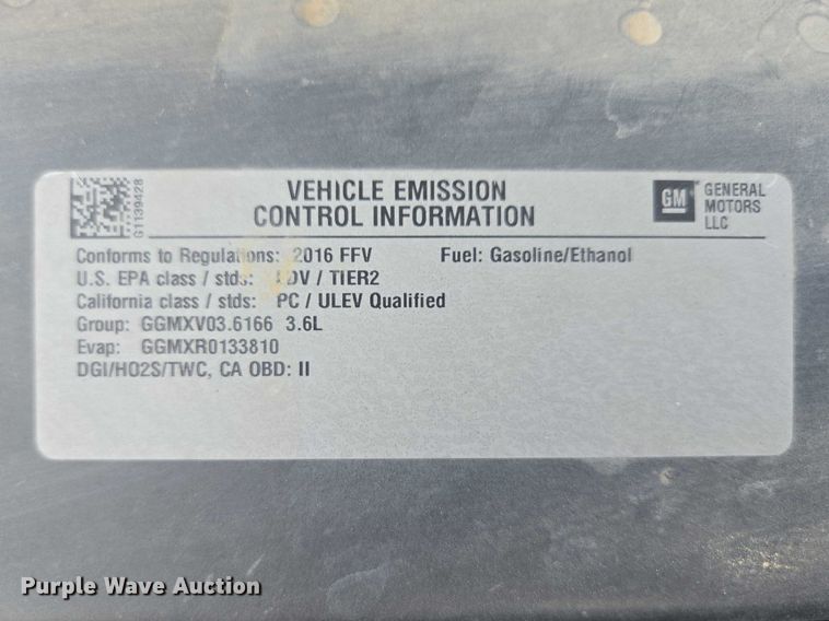 image for item EV5716 2016 Chevrolet Impala 