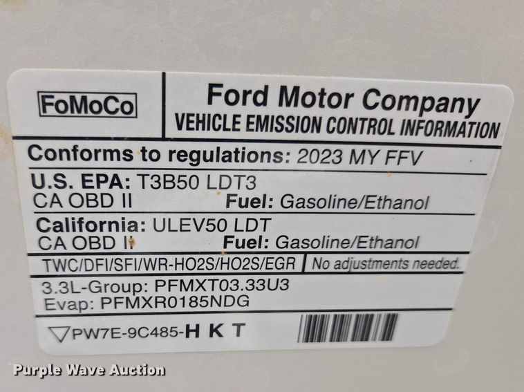 image for item EV5719 2023 Ford Explorer Police Interceptor SUV