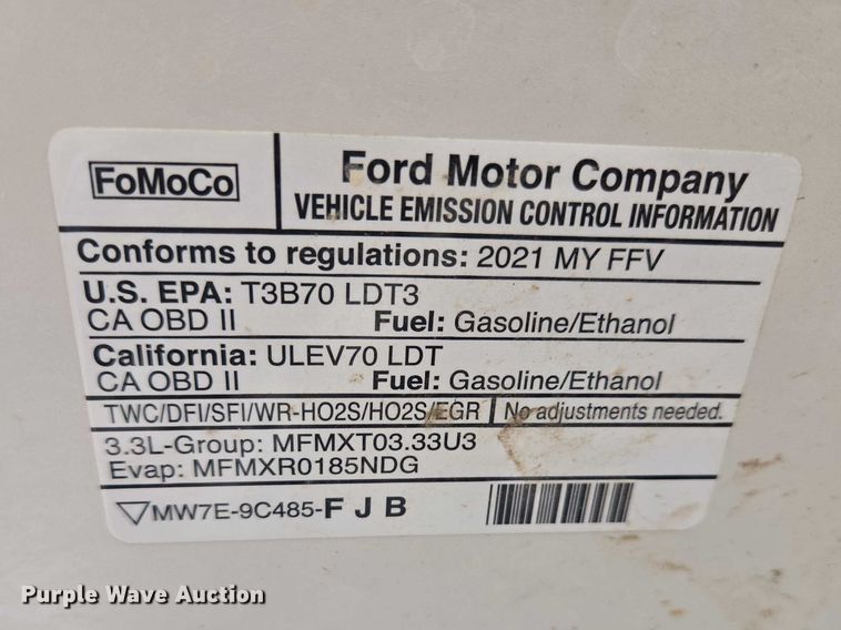 image for item EV5722 2021 Ford Explorer Police Interceptor SUV