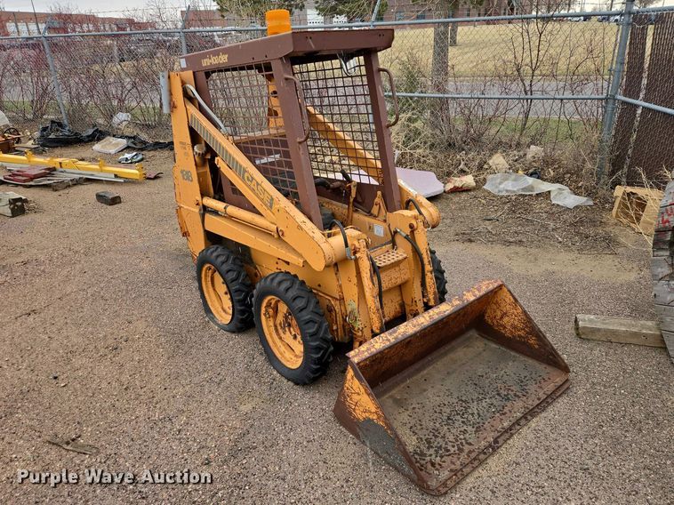 image for item EV5752 1987 Case 1818 skid steer loader