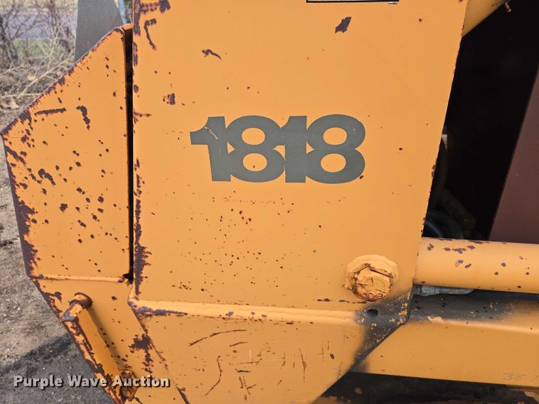image for item EV5752 1987 Case 1818 skid steer loader