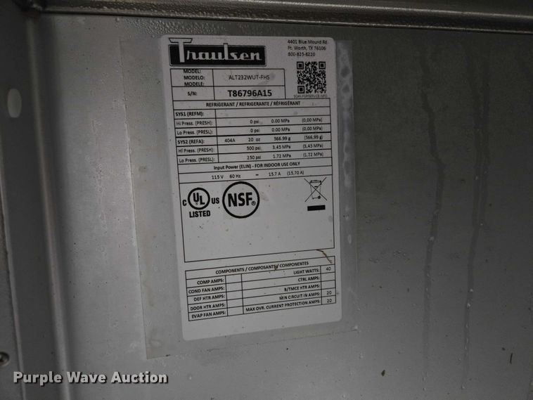 image for item EV5755 Traulsen ALT232WUT-FHS Freezer