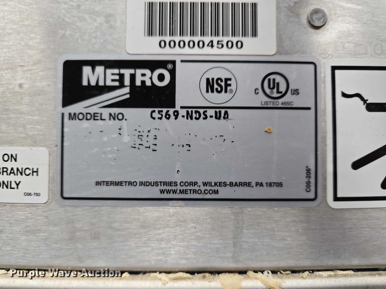 image for item EV5759 Metro C569-NDS-UA heated holding cabinet