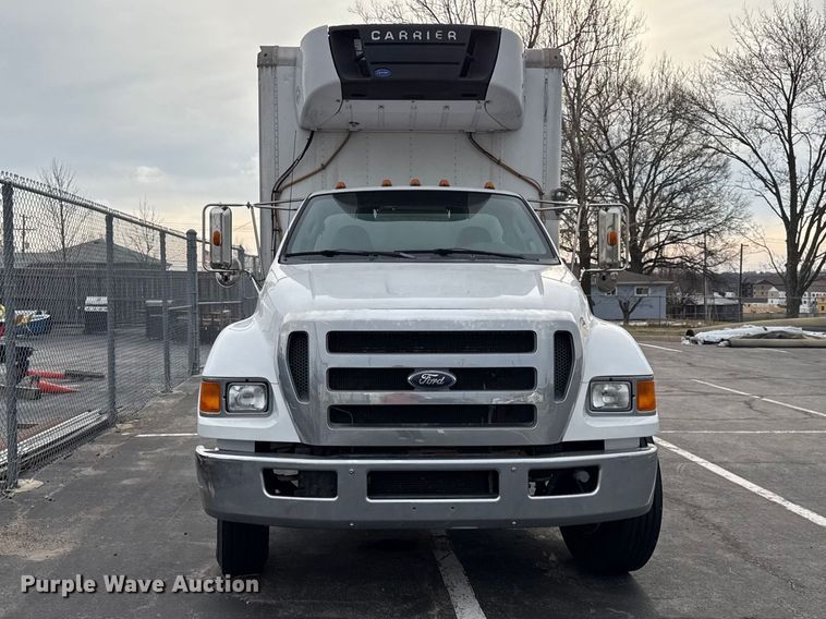 image for item EV7633 2011 Ford F650 Super Duty refrigerated delivery truck