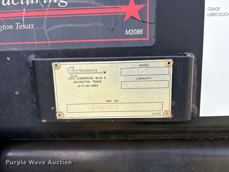 image for item EW1497 2019 Mack Granite rollback truck