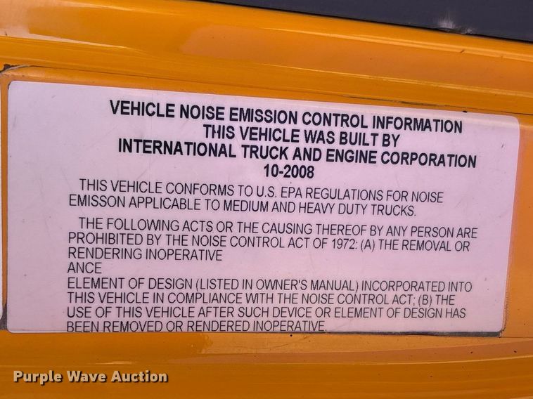 image for item FB3296 2009 International 7500 dump truck