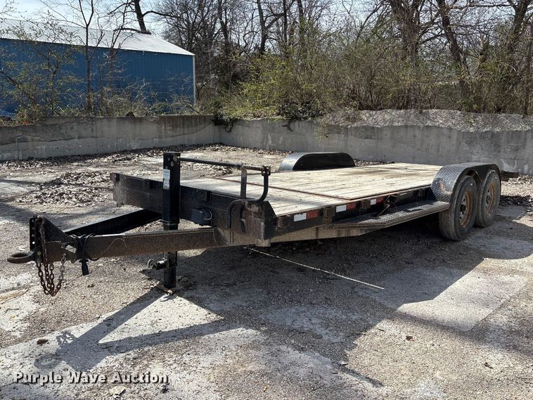 image for item FB3613 2015 Horse Creek Mfg. tilt deck equipment trailer