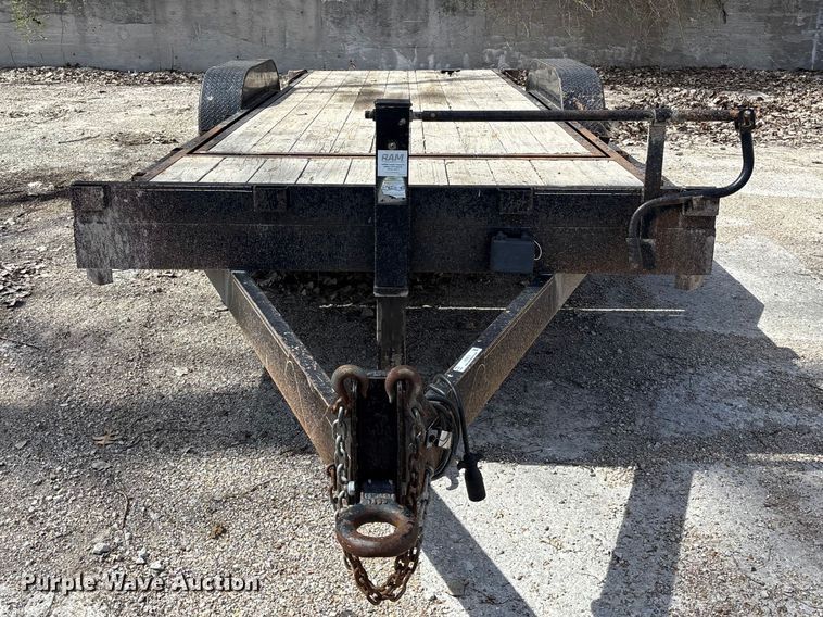 image for item FB3613 2015 Horse Creek Mfg. tilt deck equipment trailer