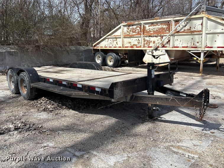 image for item FB3613 2015 Horse Creek Mfg. tilt deck equipment trailer