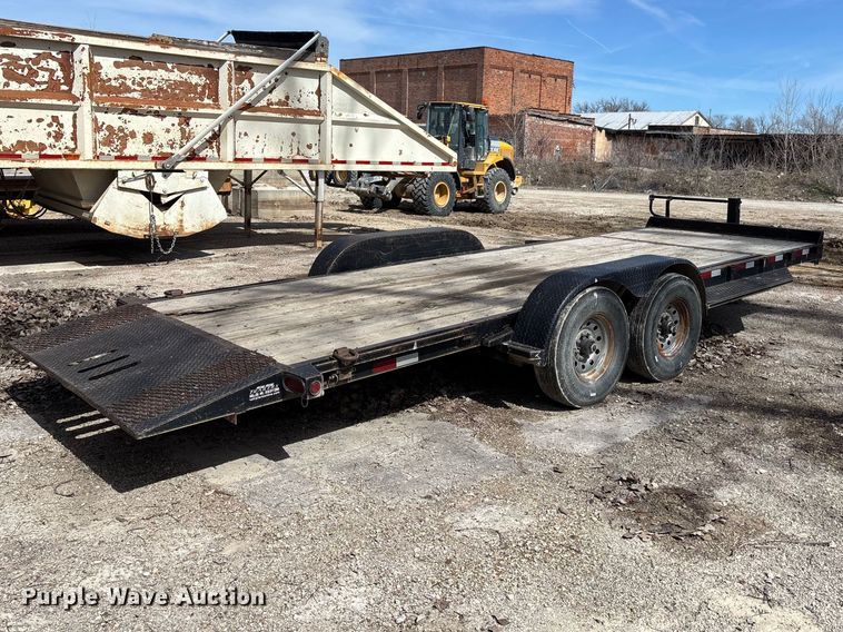 image for item FB3613 2015 Horse Creek Mfg. tilt deck equipment trailer