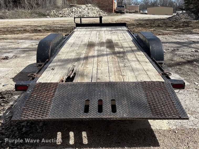 image for item FB3613 2015 Horse Creek Mfg. tilt deck equipment trailer