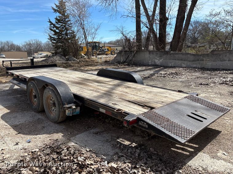 image for item FB3613 2015 Horse Creek Mfg. tilt deck equipment trailer